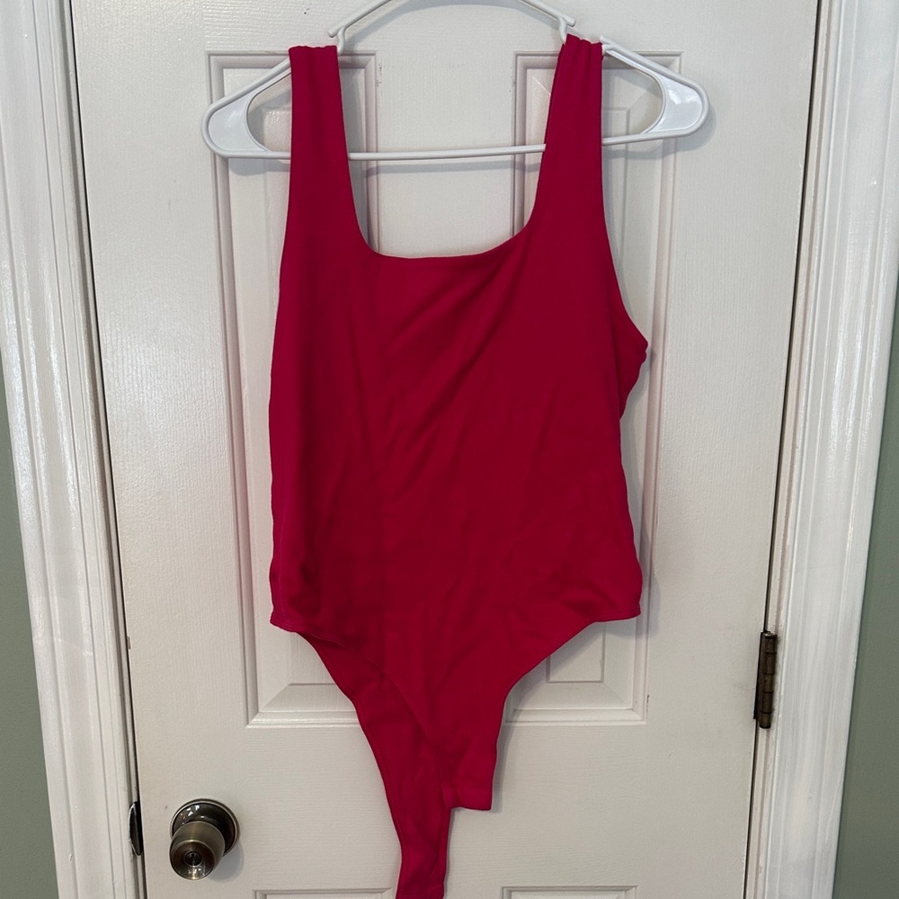 A New Day Women's Bodysuit In Vibrant Pink. Bundle Any 3 Of My Bodysuits For $15